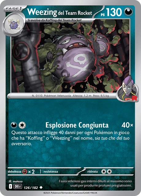 Weezing del Team Rocket – Normal