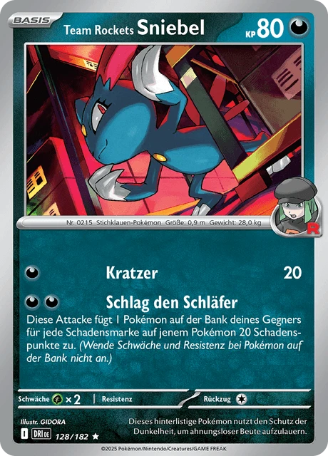 Team Rockets Sniebel – Reverse Holo