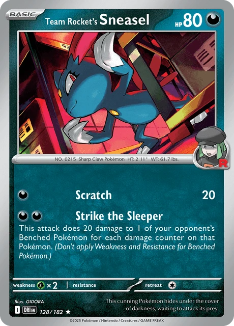 Team Rocket's Sneasel – Reverse Holo