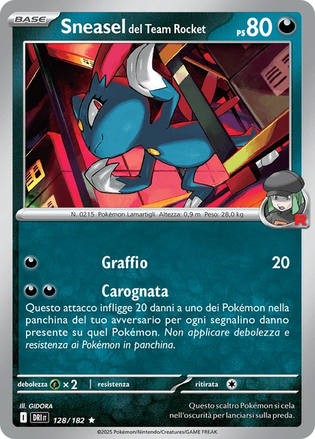 Sneasel del Team Rocket – Reverse Holo