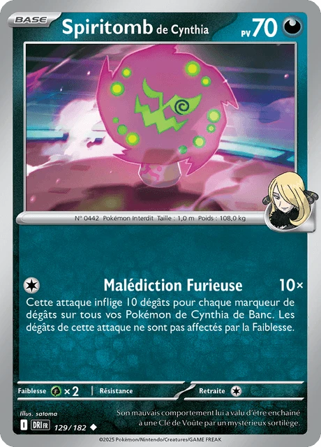 Spiritomb de Cynthia – Reverse Holo