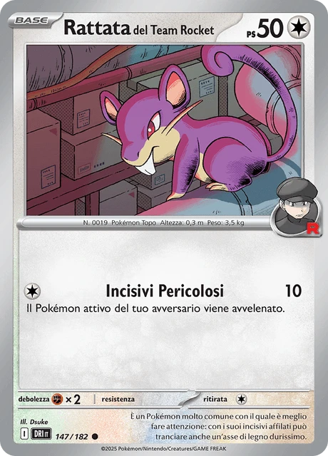 Rattata del Team Rocket – Reverse Holo