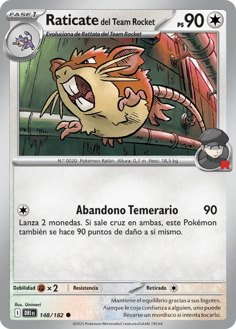 Raticate del Team Rocket – Normal