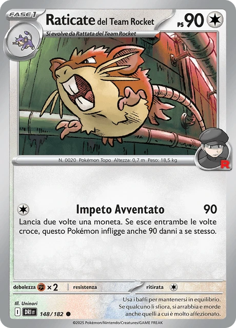 Raticate del Team Rocket – Normal