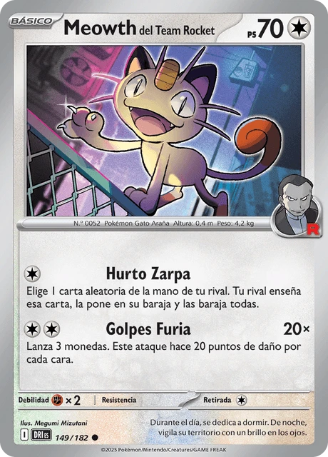 Meowth del Team Rocket – Normal