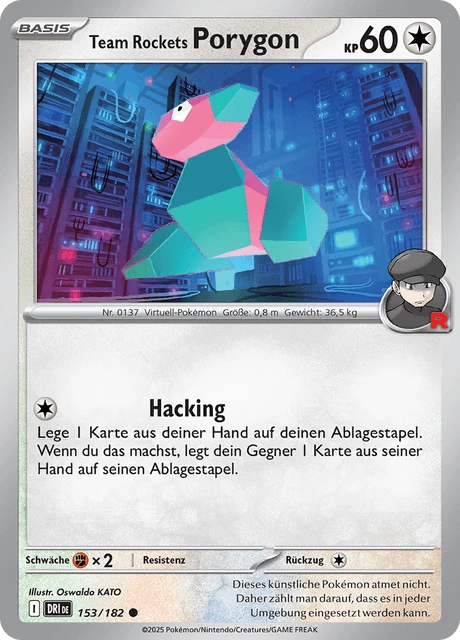 Team Rockets Porygon – Reverse Holo