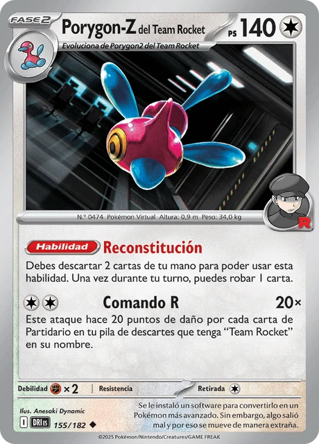 Porygon-Z del Team Rocket – Normal
