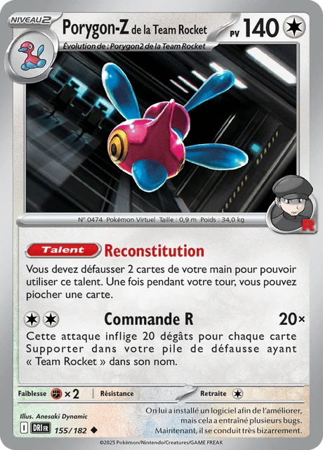 Porygon-Z de la Team Rocket – Reverse Holo