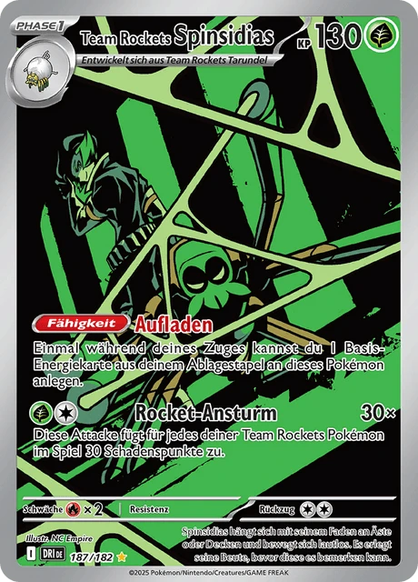 Team Rockets Spinsidias – Reverse Holo · Team Rocket