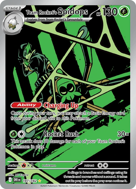 Team Rocket's Spidops – Reverse Holo · Team Rocket