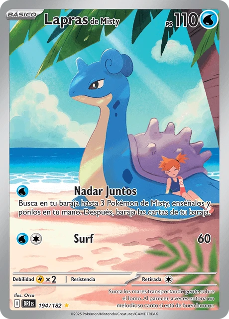 Lapras de Misty – Holo