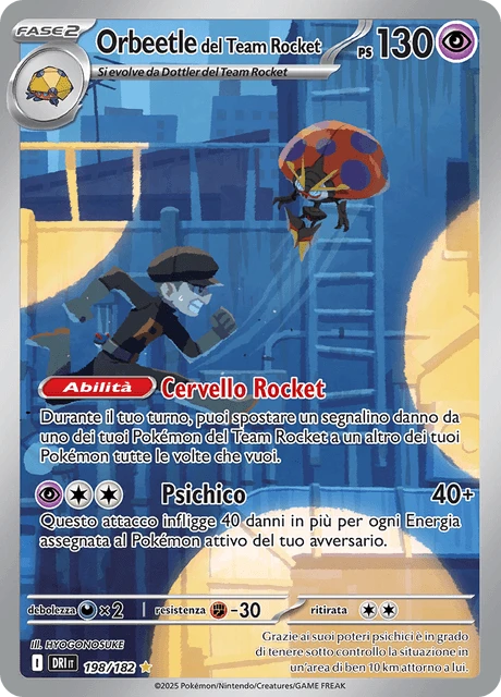 Orbeetle del Team Rocket – Holo