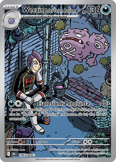 Weezing del Team Rocket – Holo
