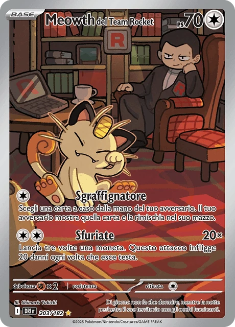 Meowth del Team Rocket – Holo