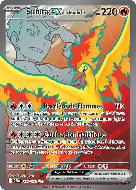 Sulfura-ex de la Team Rocket – Reverse Holo · Team Rocket