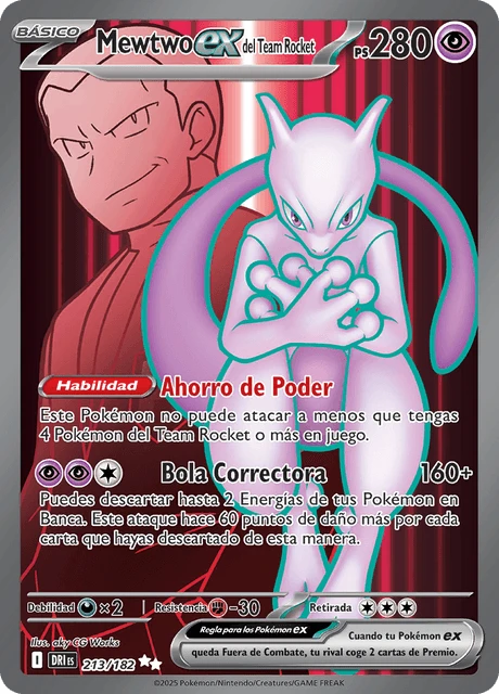 Mewtwo ex del Team Rocket