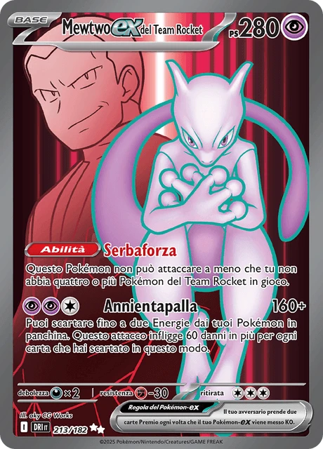 Mewtwo-ex del Team Rocket