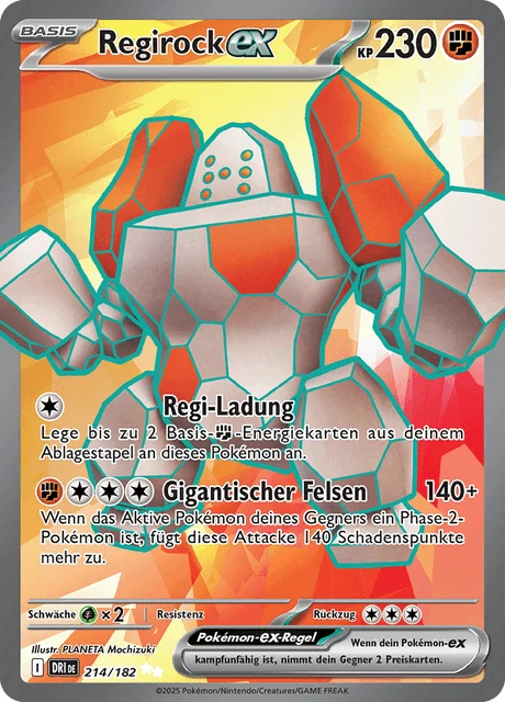 Regirock-ex – Holo