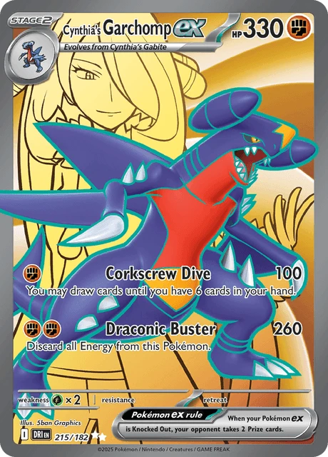 Cynthia's Garchomp ex – Holo
