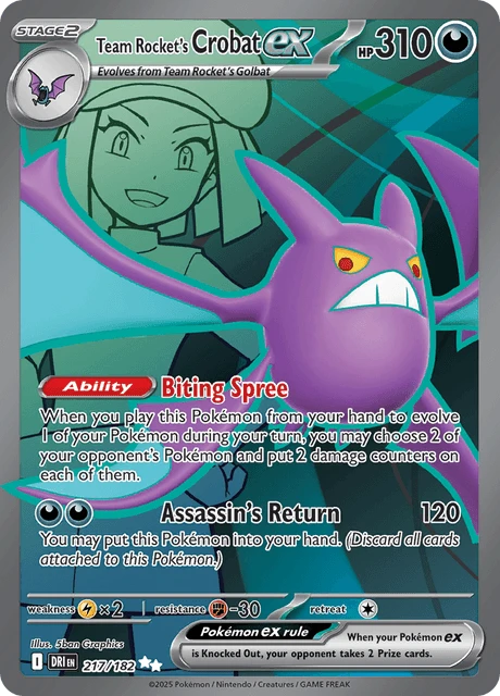 Team Rocket's Crobat ex