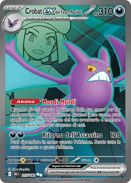 Crobat-ex del Team Rocket – Holo