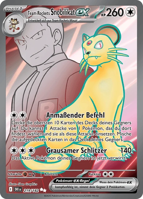 Team Rockets Snobilikat-ex – Holo