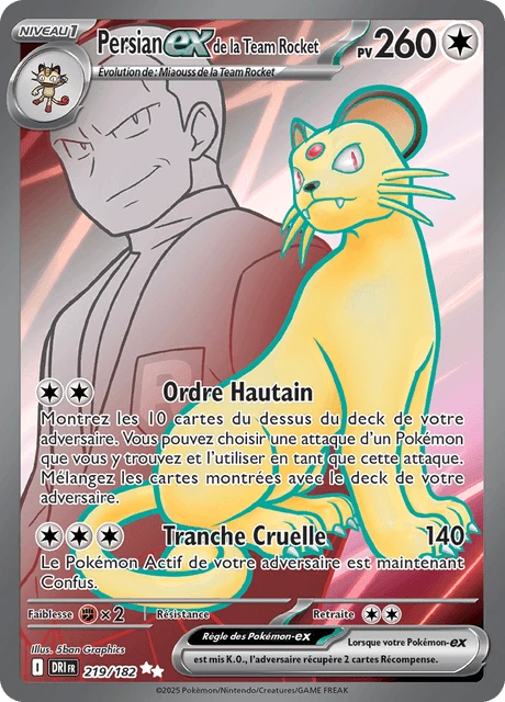 Persian-ex de la Team Rocket – Holo