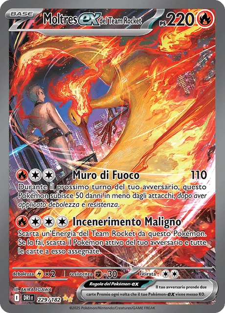 Moltres-ex del Team Rocket – Holo
