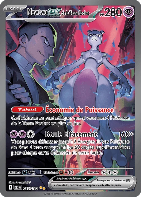 Mewtwo-ex de la Team Rocket