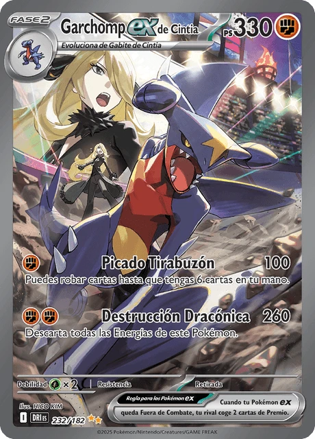 Garchomp ex de Cintia – Holo