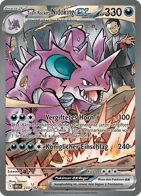 Team Rockets Nidoking-ex – Holo