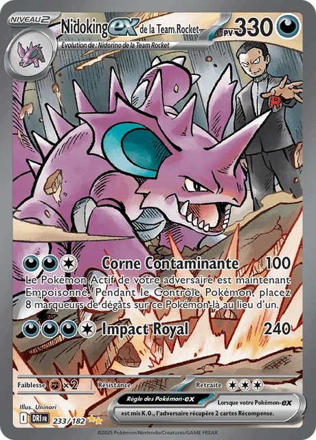 Nidoking-ex de la Team Rocket – Holo