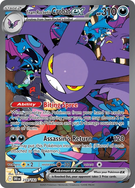 Team Rocket's Crobat ex – Reverse Holo · Team Rocket