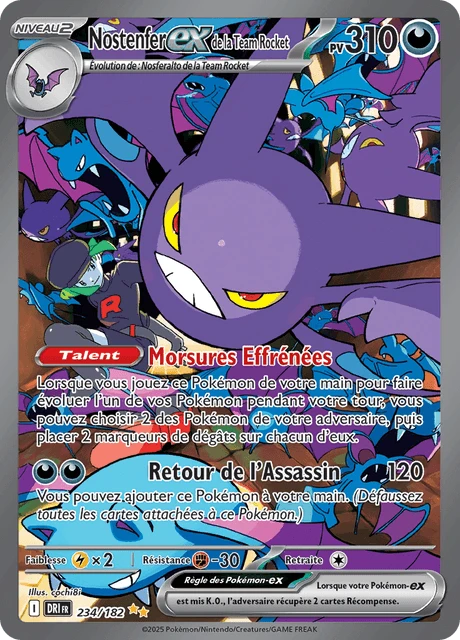 Nostenfer-ex de la Team Rocket – Reverse Holo · Team Rocket