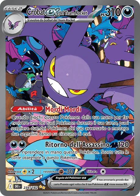 Crobat-ex del Team Rocket – Holo