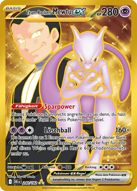 Team Rockets Mewtu-ex