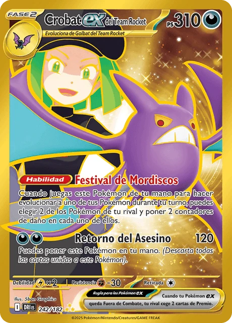Crobat ex del Team Rocket – Holo