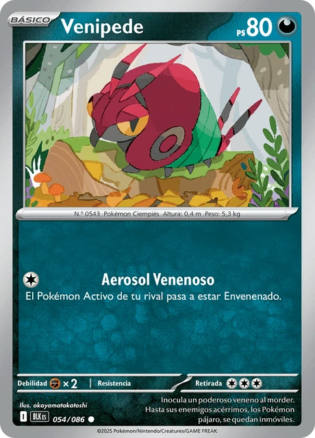 Venipede – Reverse Holo