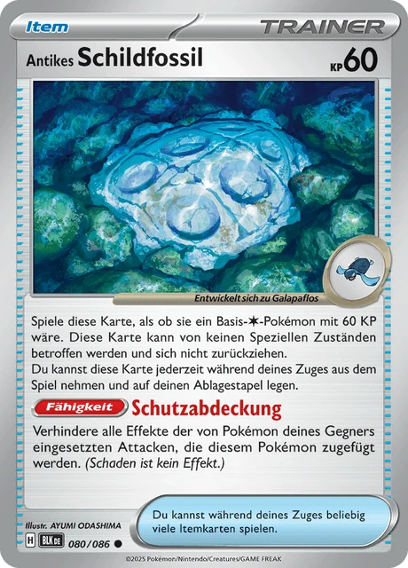 Antikes Schildfossil – Normal