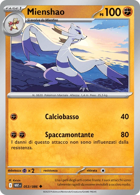 Mienshao – Reverse Holo