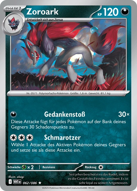 Zoroark – Reverse Holo