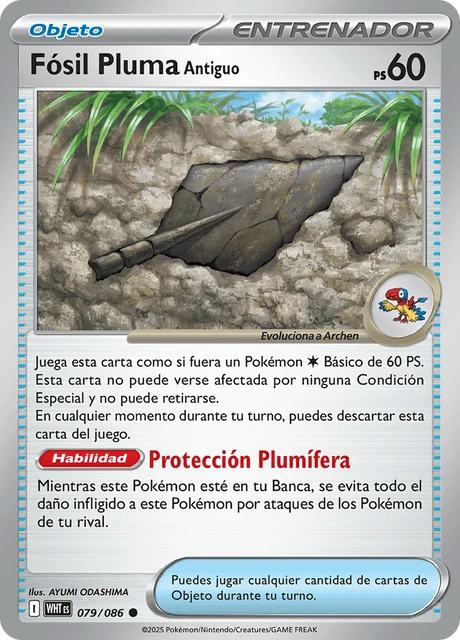 Fósil Pluma Antiguo – Normal