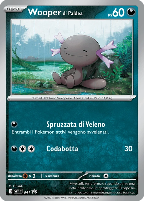 Wooper di Paldea – Holo