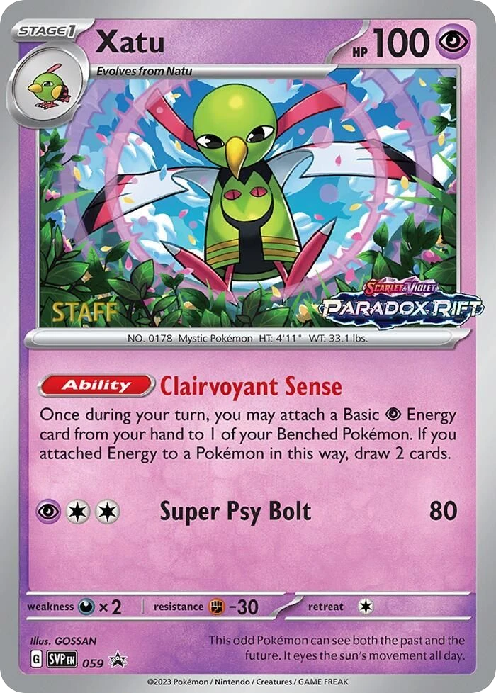 Xatu – Holo · Stamped