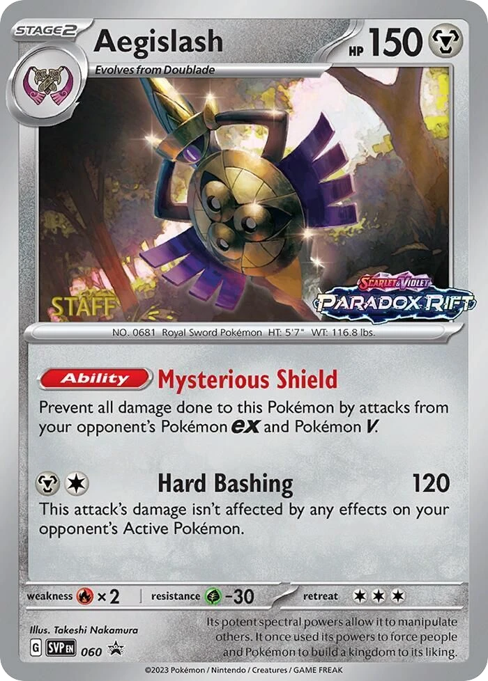 Aegislash – Holo · Stamped