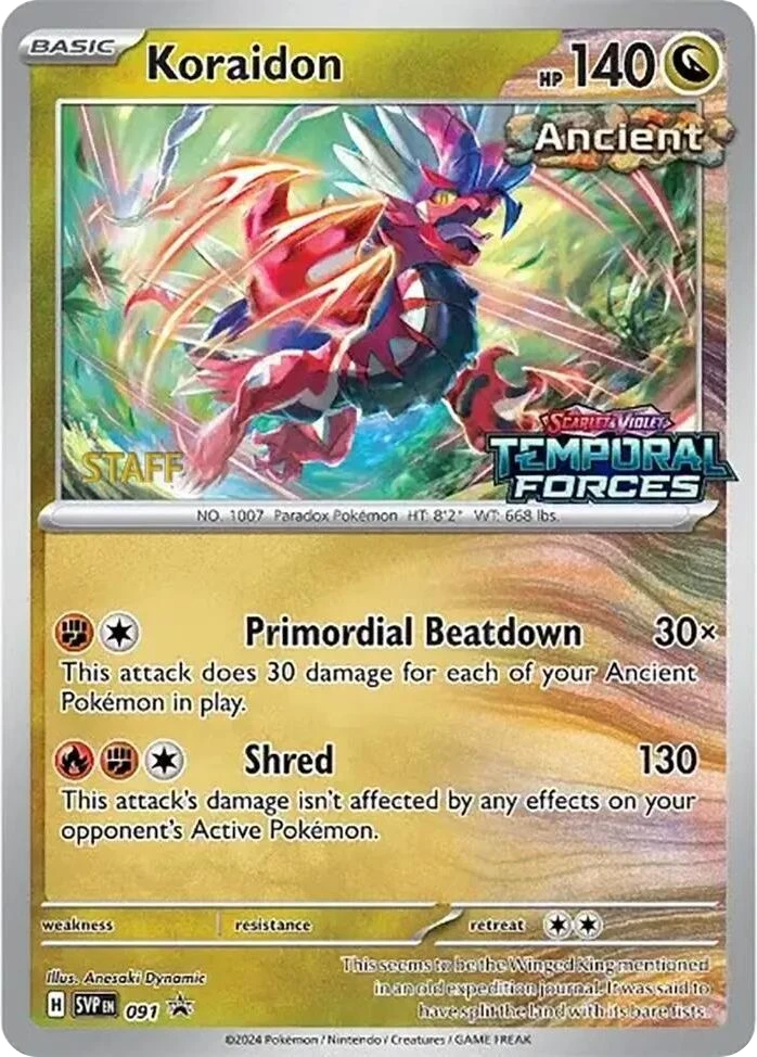 Koraidon – Holo · Stamped