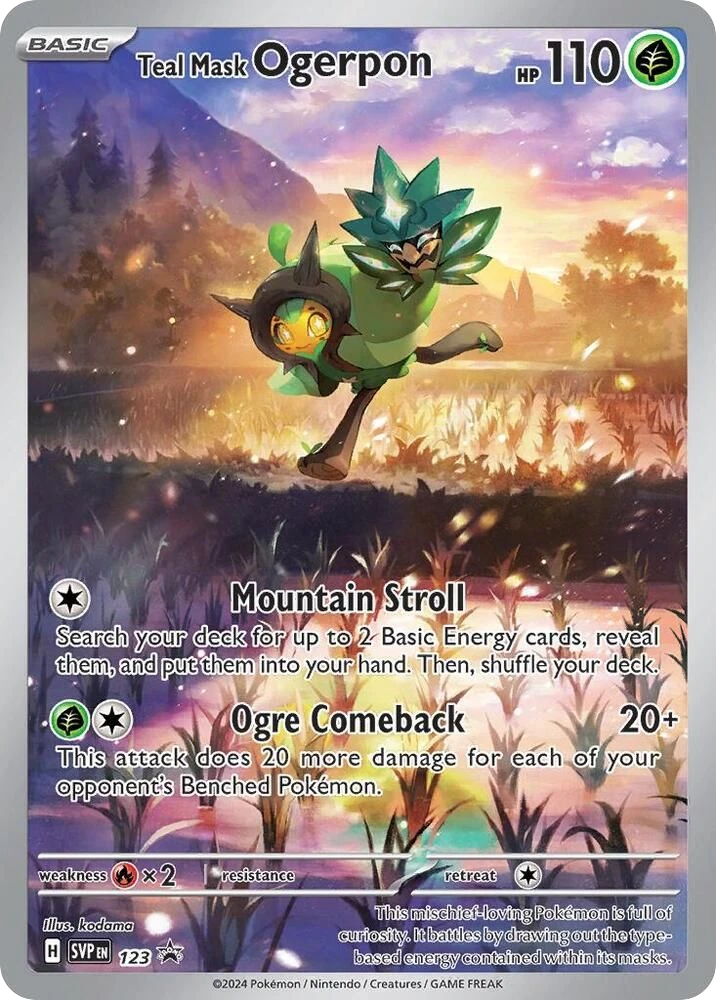 Teal Mask Ogerpon – Holo