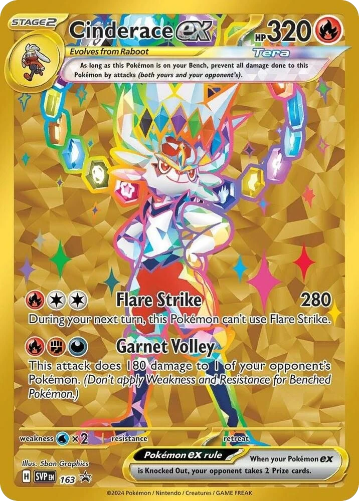 Cinderace ex – Holo