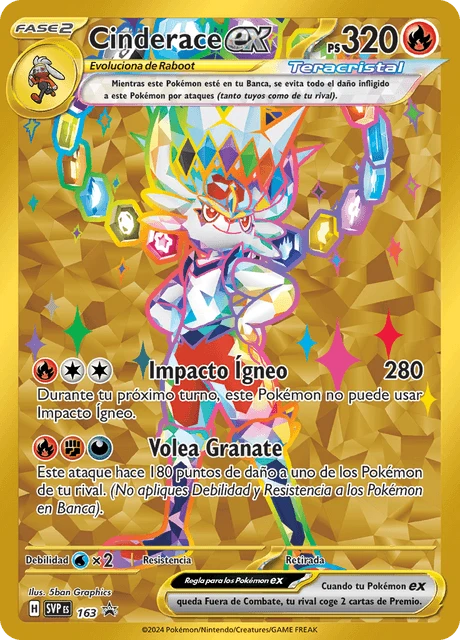 Cinderace ex – Holo