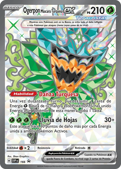 Ogerpon Máscara Turquesa ex – Holo